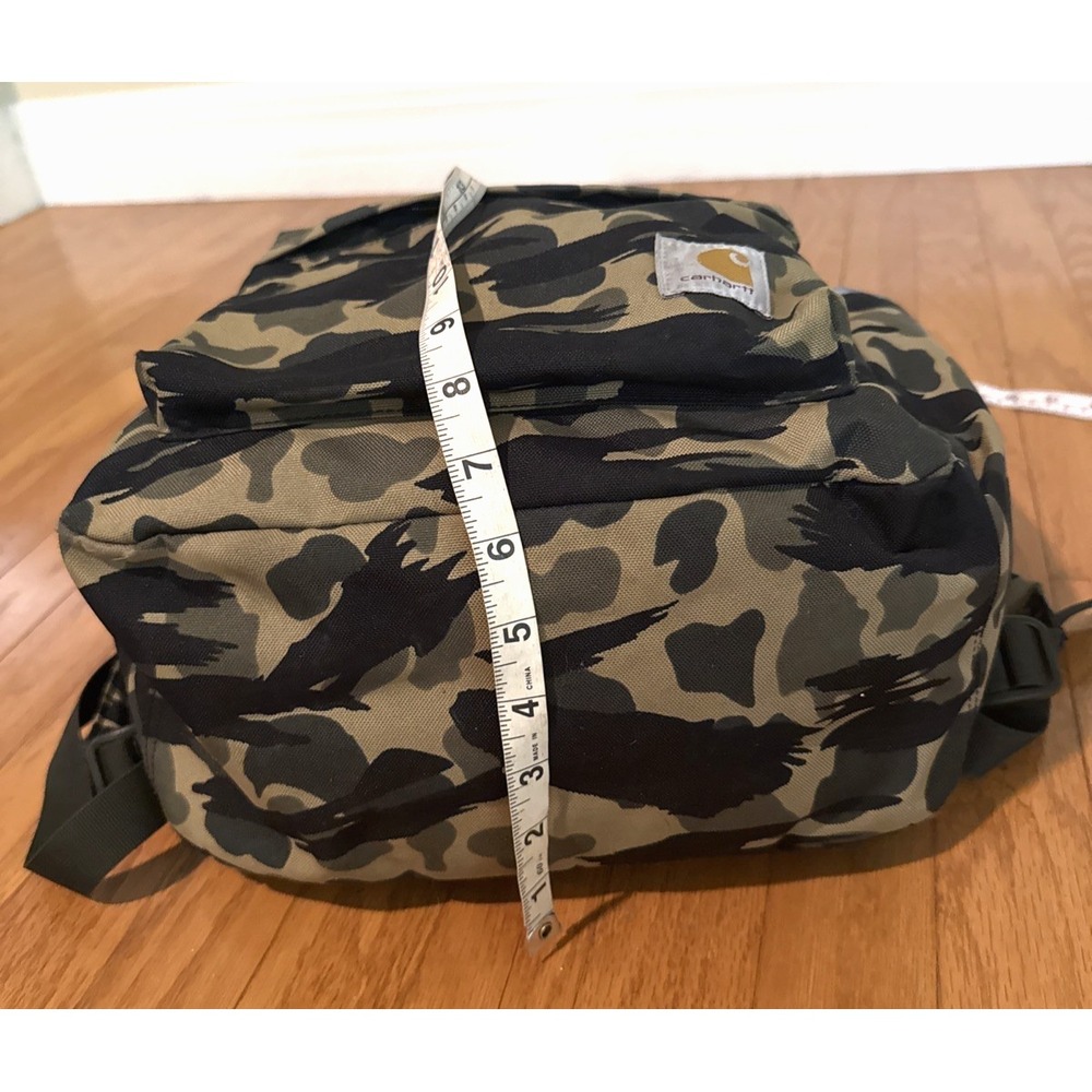 Carhartt Backpack Camouflage Green 21L Classic Laptop School Book Bag Travel - Picture 7 of 10